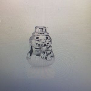 Pandora snowman bead